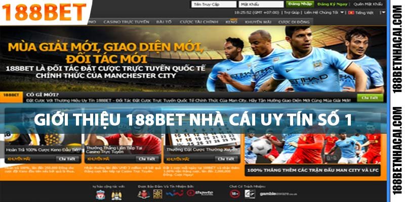 Giới thiệu 188bet nhà cái uy tín số 1 Việt Nam