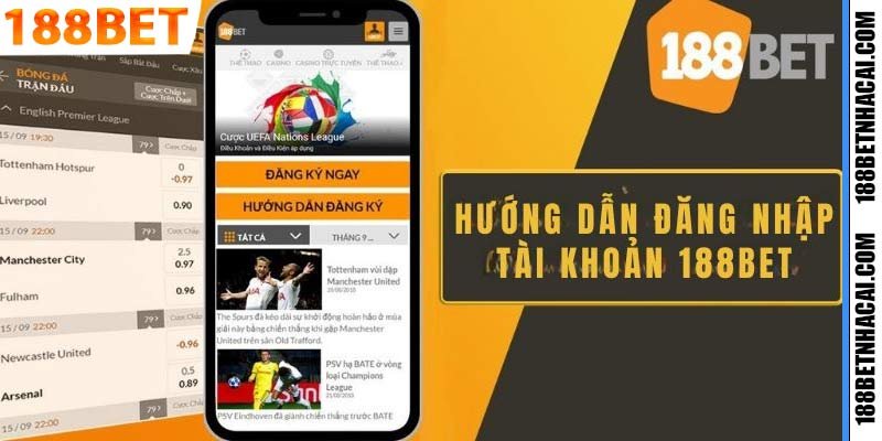 Hướng dẫn nội dung đăng nhập 188bet